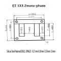 Chuangjia Mono Phase EI 133.2 Laminierungstransformator Kerngrad 600 800 0,5 mm